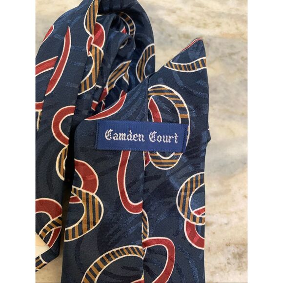 Vintage Two Red Blue Neckties #classic neckties #mens ties - Picture 6 of 8